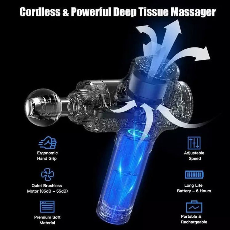Load image into Gallery viewer, Powercore Massage Gun (With Changeable Heads)*
