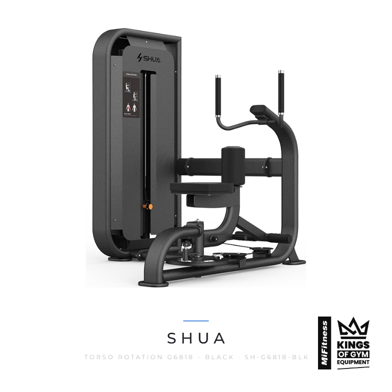 Load image into Gallery viewer, Shua Torso Rotation (G6818) - BLACK – MiFitness Kings of Gym Equipment
