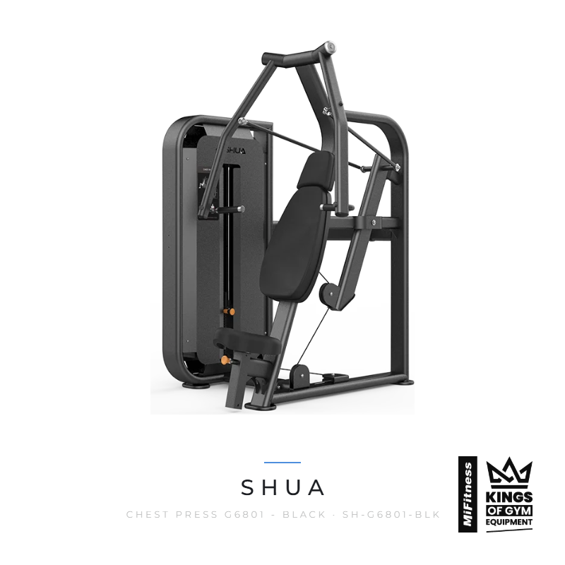 Load image into Gallery viewer, Shua Chest Press (G6801) - BLACK – MiFitness Kings of Gym Equipment