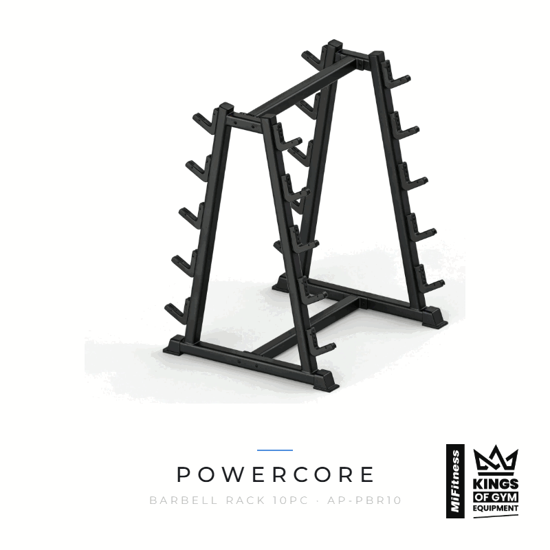 Load image into Gallery viewer, Powercore Barbell Rack (10pc) – MiFitness Kings of Gym Equipment
