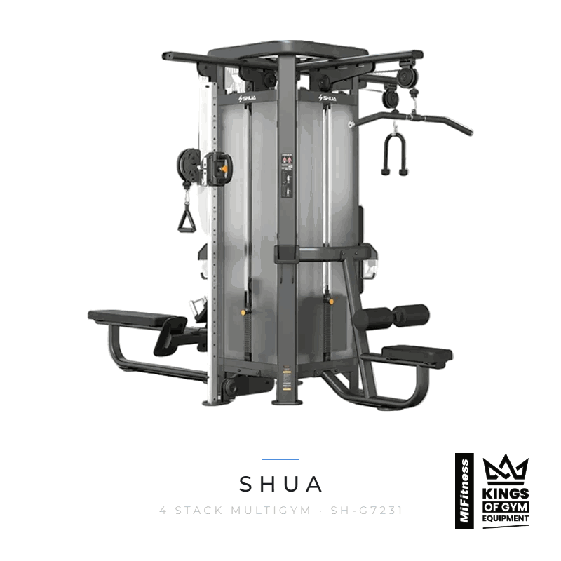 Load image into Gallery viewer, Shua 4 Stack Multigym – MiFitness Kings of Gym Equipment