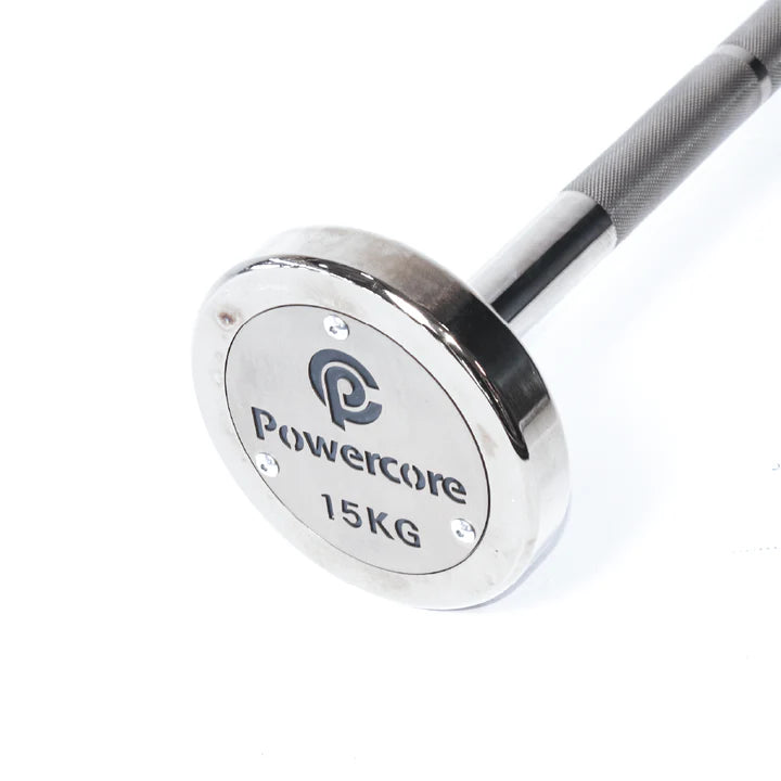 Load image into Gallery viewer, Powercore Chrome Straight Barbell 5pc Set (10kg- 50kg)