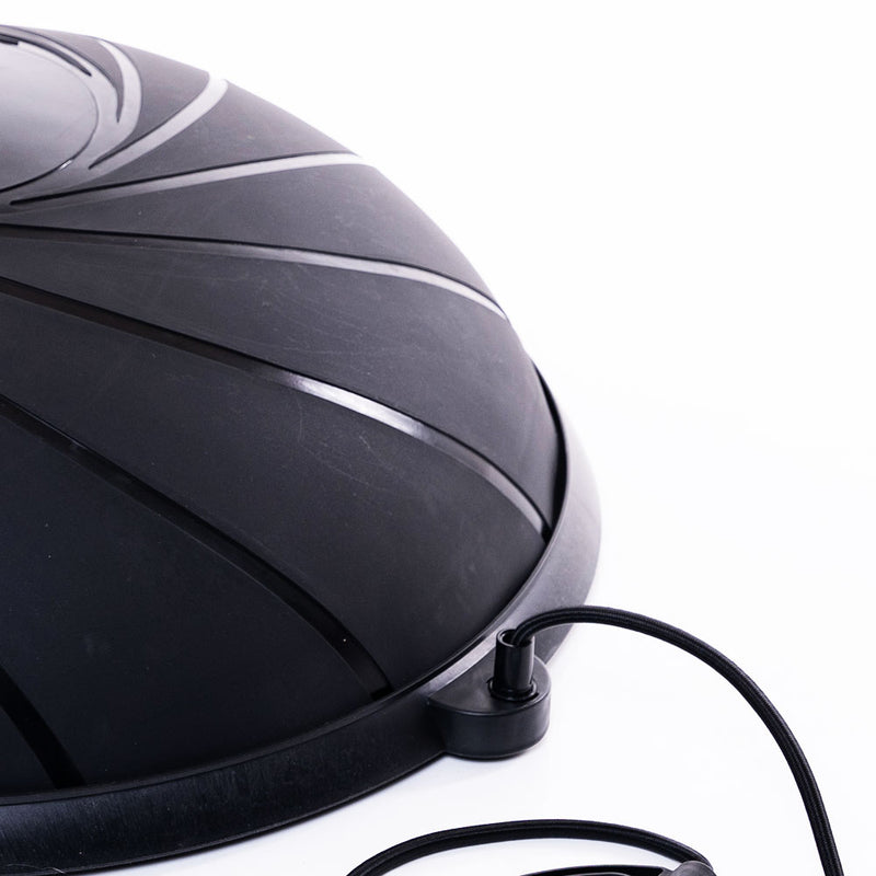 Load image into Gallery viewer, Powercore Black Balance Ball (with straps)