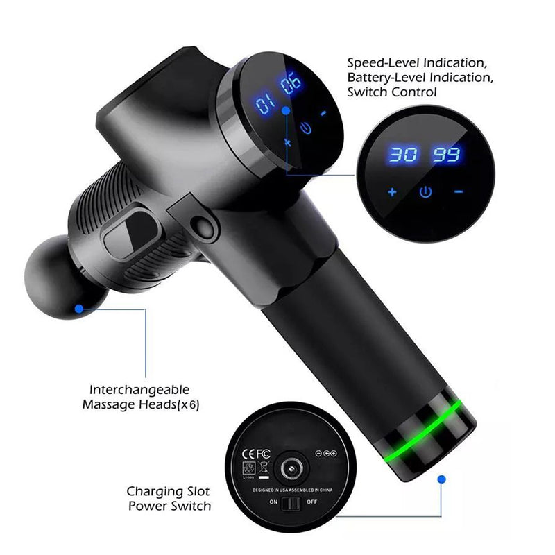 Load image into Gallery viewer, Powercore Massage Gun (With Changeable Heads)*