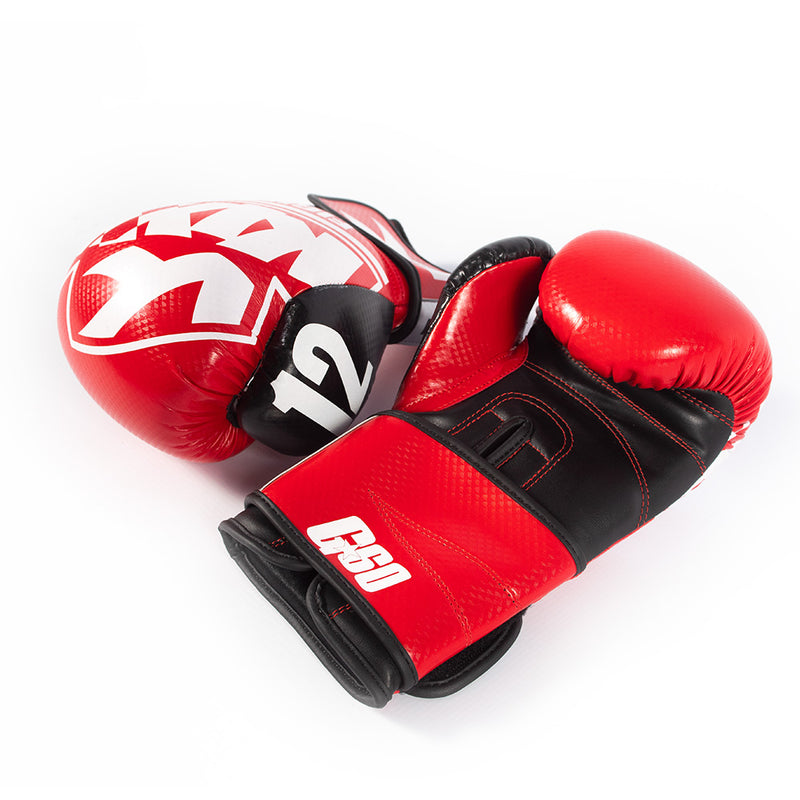 Load image into Gallery viewer, Kix Boxing Gloves Artificial Leather 10Oz Red