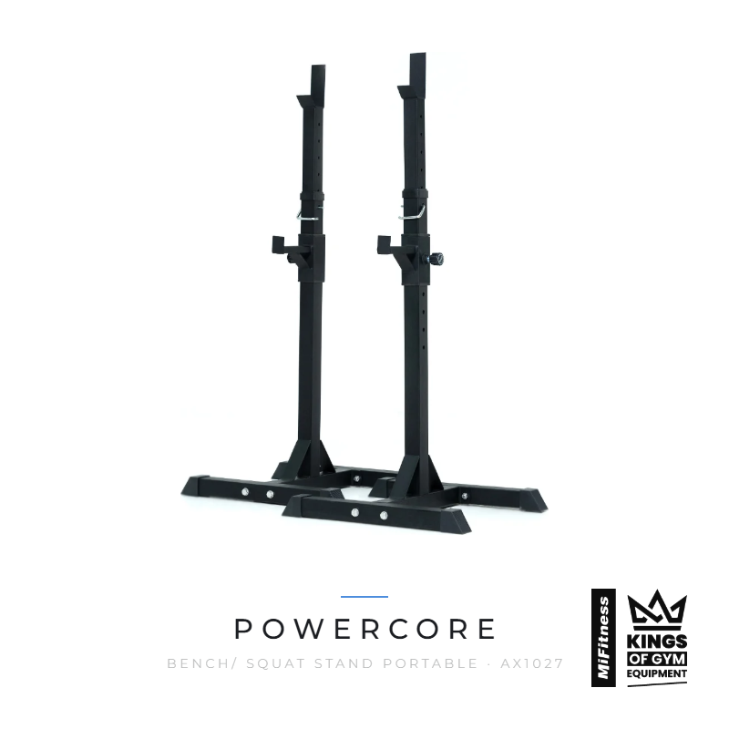 Load image into Gallery viewer, Powercore Bench/ Squat Stand (Portable) β MiFitness Kings of Gym Equipment