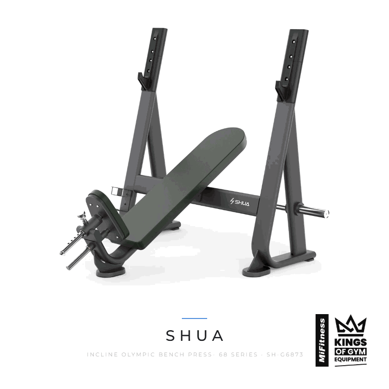 Load image into Gallery viewer, Shua Incline Olympic Bench Press- 68 Series – MiFitness Kings of Gym Equipment