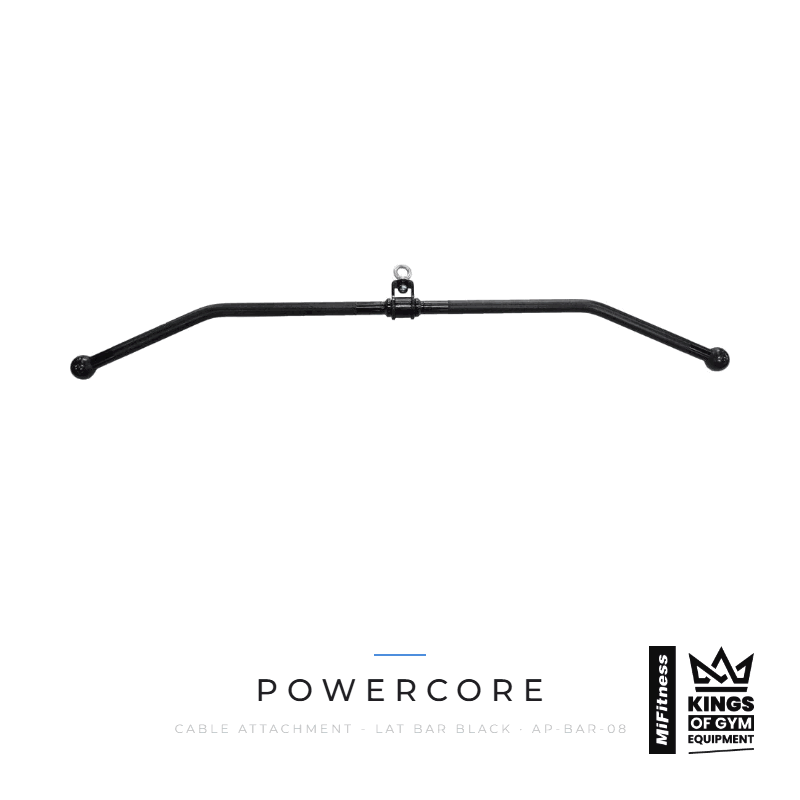 Load image into Gallery viewer, Cable Attachment - Lat Bar (Black) – MiFitness Kings of Gym Equipment