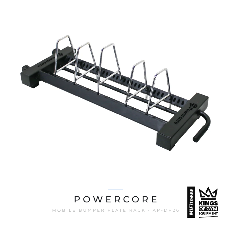 Load image into Gallery viewer, Powercore Mobile Bumper Plate Rack – MiFitness Kings of Gym Equipment