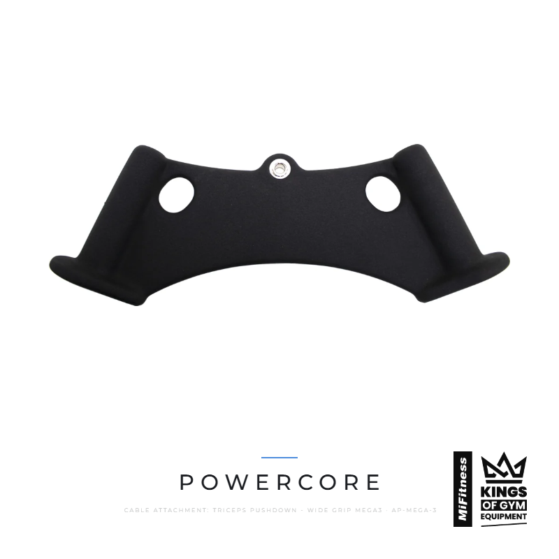 Load image into Gallery viewer, Cable Attachment: Triceps Pushdown - Wide Grip (MEGA3) – MiFitness Kings of Gym Equipment