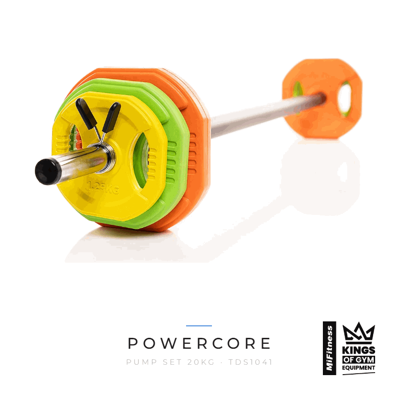 Load image into Gallery viewer, Powercore Pump Set 20Kg – MiFitness Kings of Gym Equipment