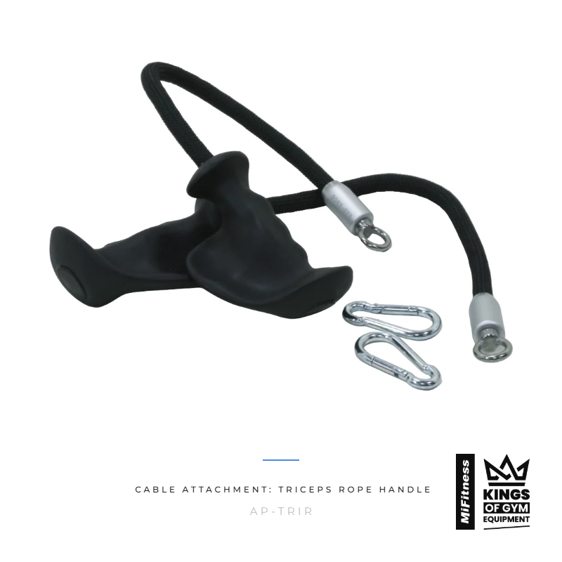 Load image into Gallery viewer, Cable Attachment: Triceps Rope Handle – MiFitness Kings of Gym Equipment