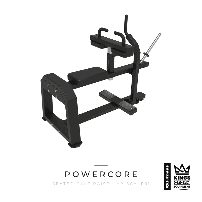Load image into Gallery viewer, Powercore Seated Calf Raise – MiFitness Kings of Gym Equipment