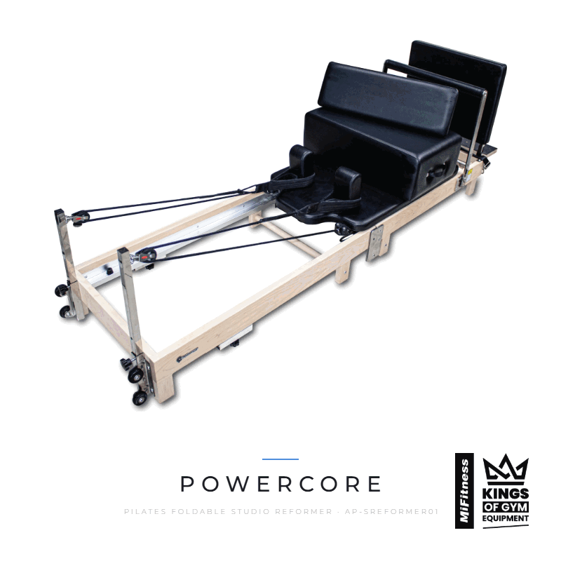 Load image into Gallery viewer, Powercore Pilates Foldable Studio Reformer – MiFitness Kings of Gym Equipment
