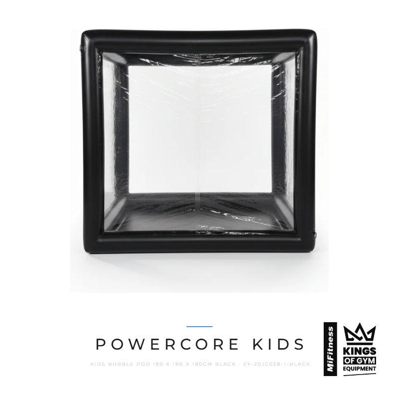 Load image into Gallery viewer, Kids Bubble Pod (180 x 180 x 180cm) Black – MiFitness Kings of Gym Equipment