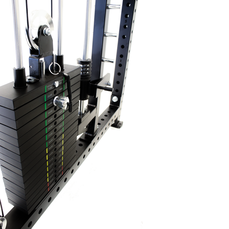 Load image into Gallery viewer, Powercore Stealth Functional Smith Trainer with Leg Extension & Curl Rack Attachment