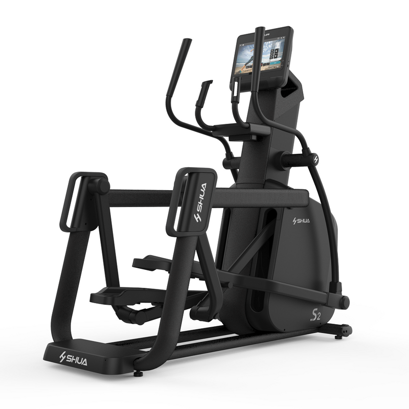 Load image into Gallery viewer, Shua Commercial Elliptical with 21.5” Touch Screen (7 year warranty)