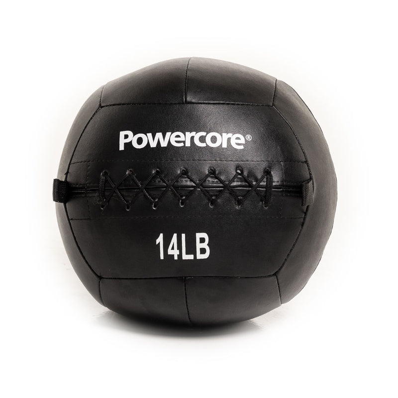 Load image into Gallery viewer, Powercore Black Wall Ball ( 10lbs / 14lbs / 20lbs)