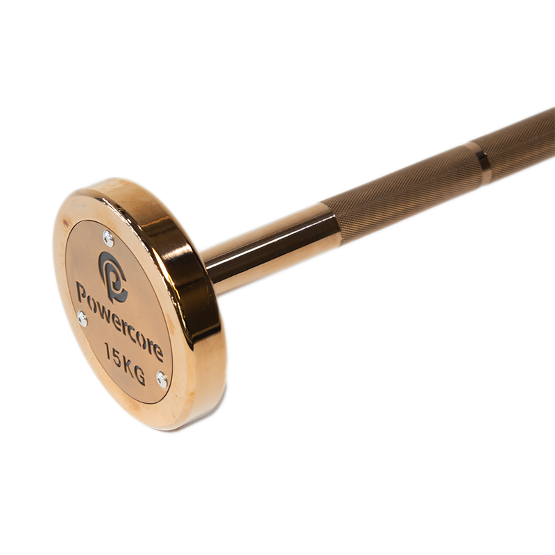 Load image into Gallery viewer, Powercore Rose Gold Straight Barbell 15KG