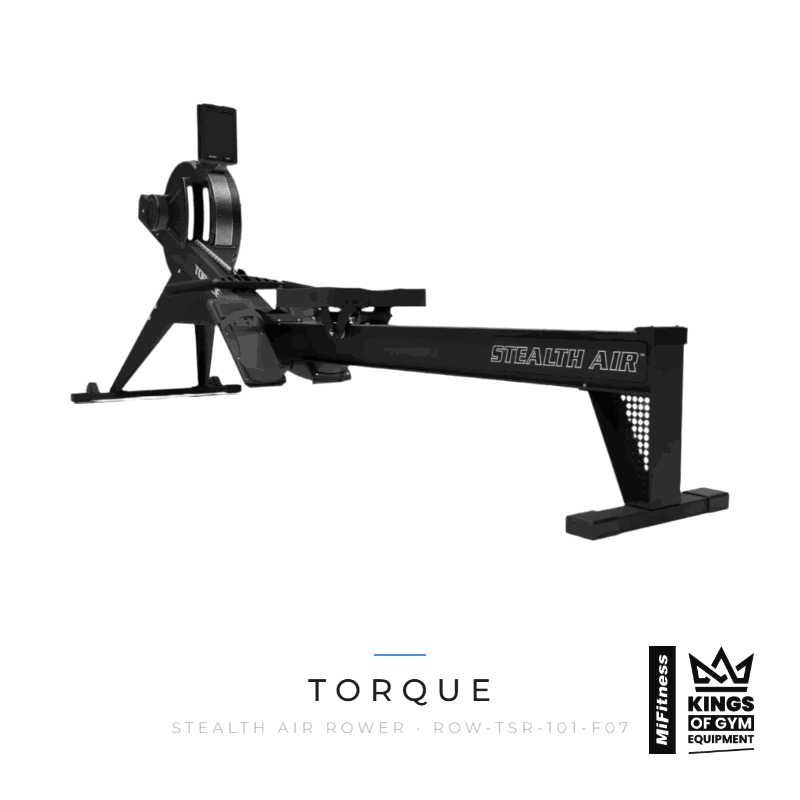 Load image into Gallery viewer, Torque Stealth Air Rower – MiFitness Kings of Gym Equipment