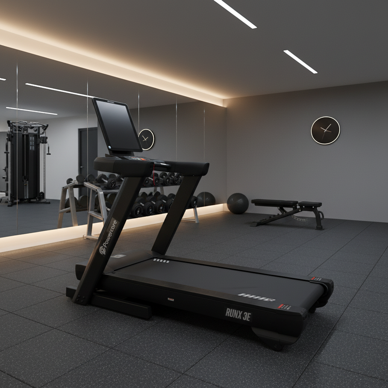 Load image into Gallery viewer, Powercore RunX 3E Treadmill - 4hp Touchscreen 22"