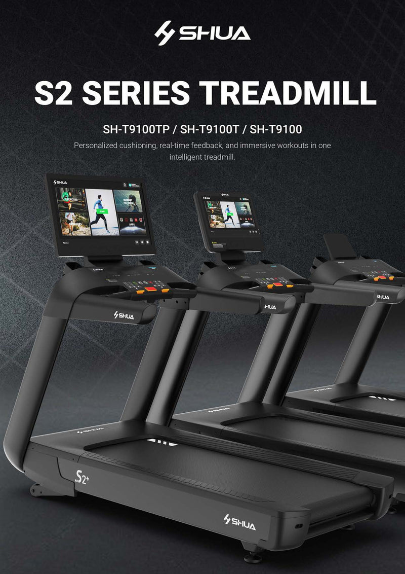 Load image into Gallery viewer, Shua S2+ Pro Commercial Treadmill - 21.5” Touch Screen (7 Year Warranty)