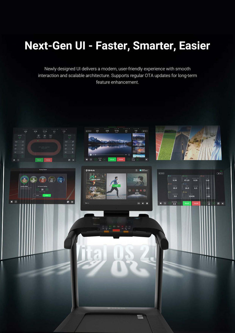 Load image into Gallery viewer, Shua S2+ Pro Commercial Treadmill - 21.5” Touch Screen (7 Year Warranty)