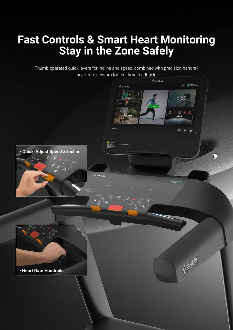 Load image into Gallery viewer, Shua S2+ Pro Commercial Treadmill - 21.5” Touch Screen (7 Year Warranty)