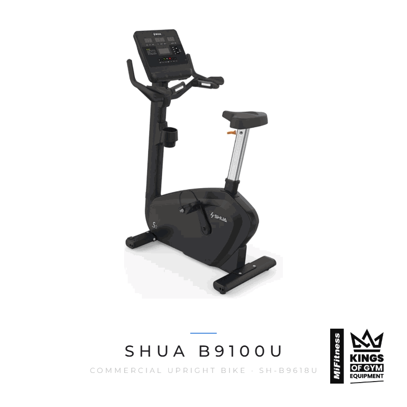 Load image into Gallery viewer, Shua B9100U Commercial Upright Bike – MiFitness Kings of Gym Equipment