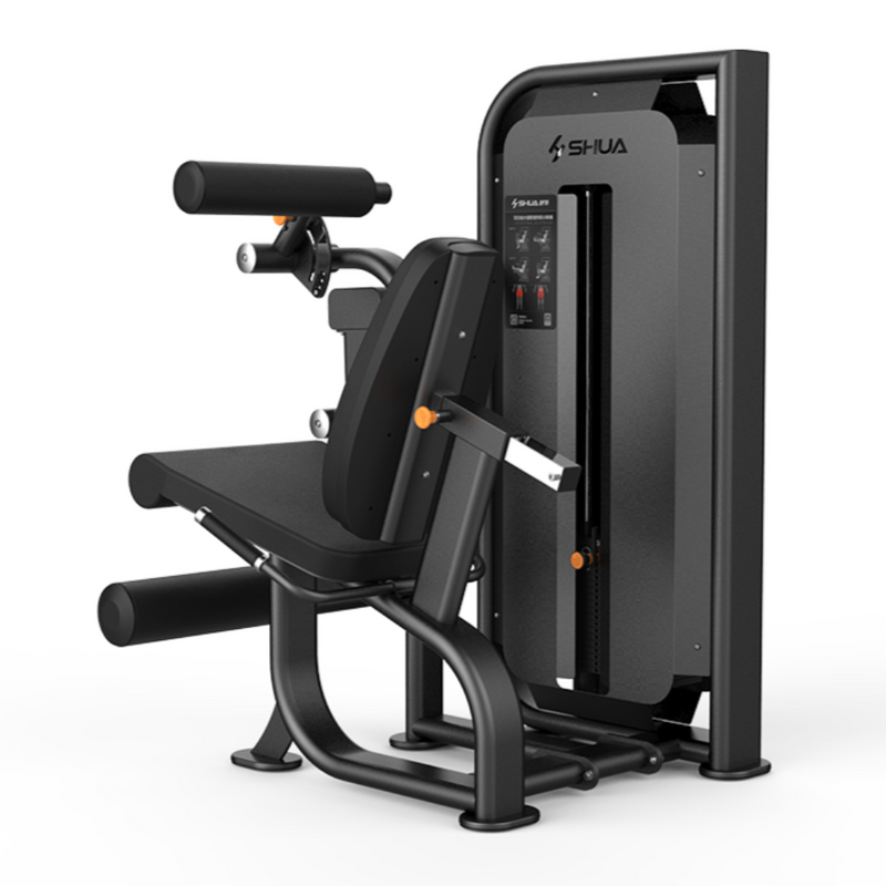 Load image into Gallery viewer, Black fitness machine with 'SHA' branding on a white background