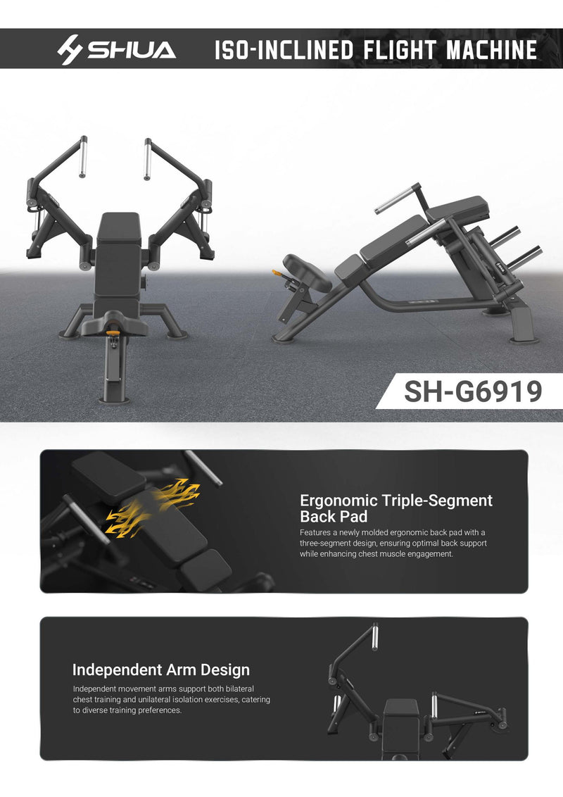 Load image into Gallery viewer, Shua SH-G6919 ISO-Inclined Flight Machine - MiFitness