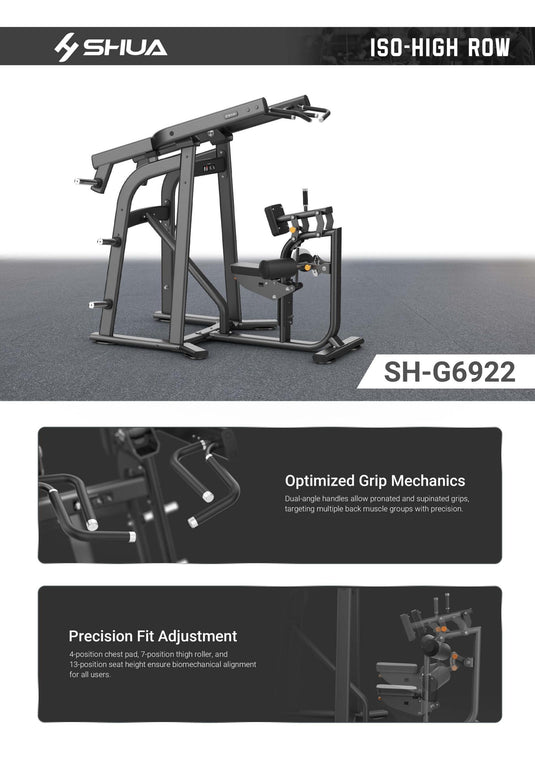 Shua SH-G6922 ISO-High Row
