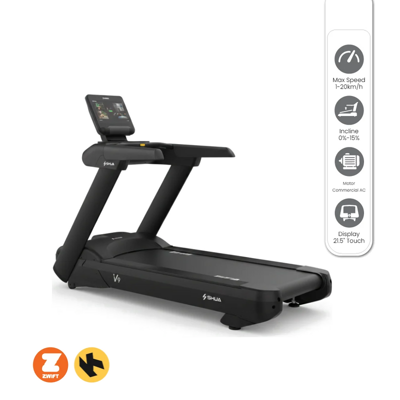 Load image into Gallery viewer, Shua V9 Commercial Treadmill 21.5” Touch Screen (7 Year Warranty) – MiFitness Kings of Gym Equipment