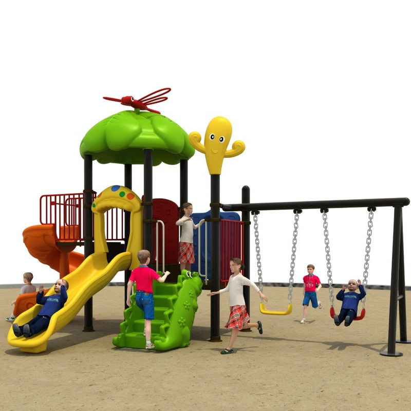 Load image into Gallery viewer, Swing & Slide Garden Playground (Zy-1C1031)