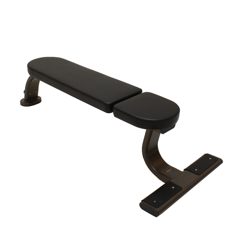 Load image into Gallery viewer, Shua Flat Bench SH-G8878B (Brown Frame/ Black Upholstery)