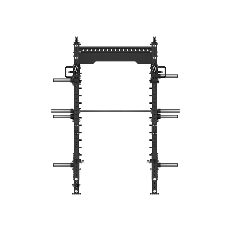 Load image into Gallery viewer, Powercore Stealth Functional Smith Trainer with Leg Extension & Curl Rack Attachment
