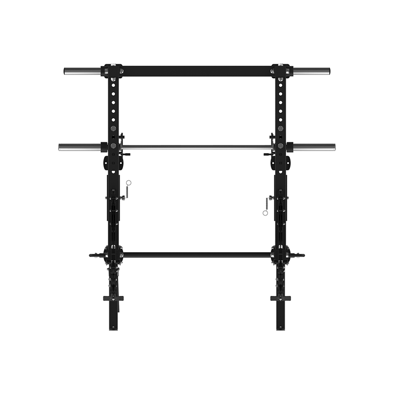 Load image into Gallery viewer, Powercore Stealth Functional Smith Trainer with Leg Extension & Curl Rack Attachment