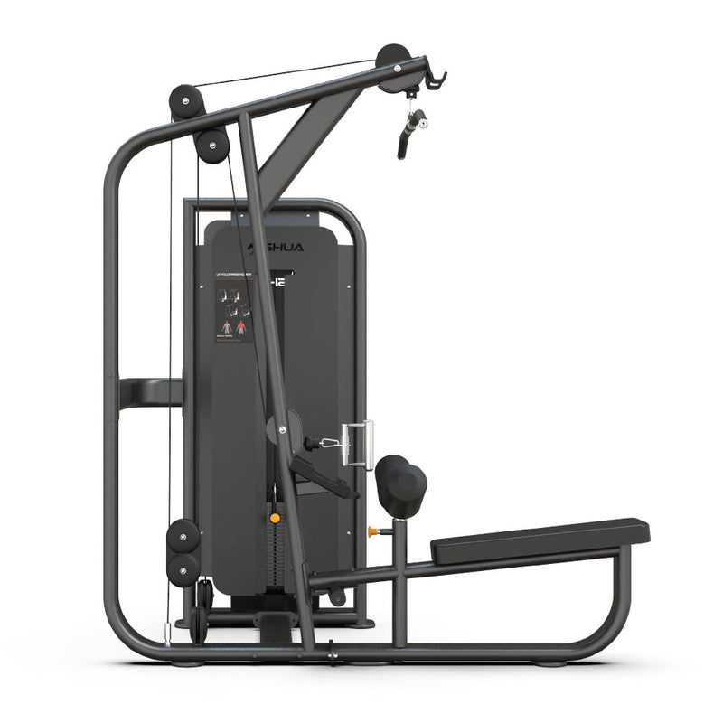 Load image into Gallery viewer, Shua Lat Pulldown / Seated Row Dual Machine (Black)