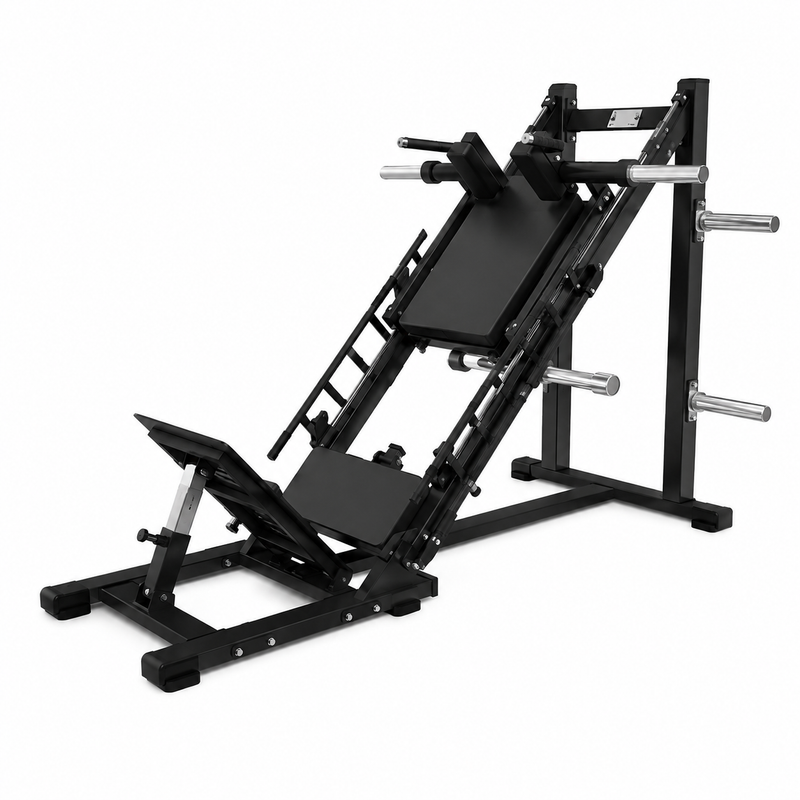 Load image into Gallery viewer, Powercore Leg Press Hack Squat Combo- Light Commercial (Black)