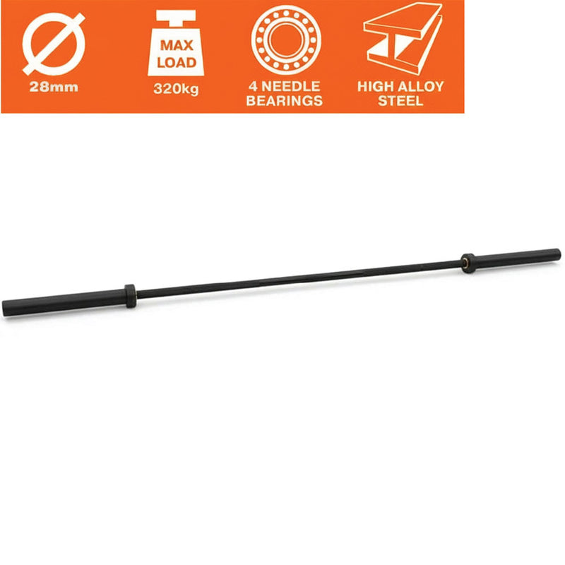 Load image into Gallery viewer, Powercore Olympic Lifting Bar 4.0 Black (320kg/ 2.2m/ 28mm)