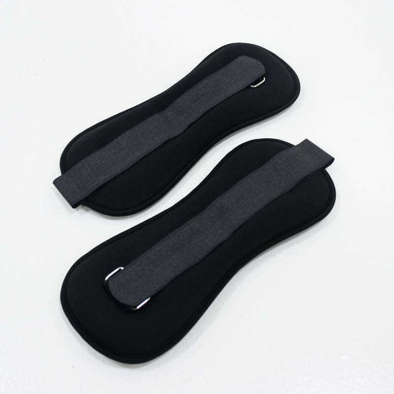 Load image into Gallery viewer, Ankle Wrist Weights 1Kg Pair (2 X 500G) Ankle/Wrist Black Colour