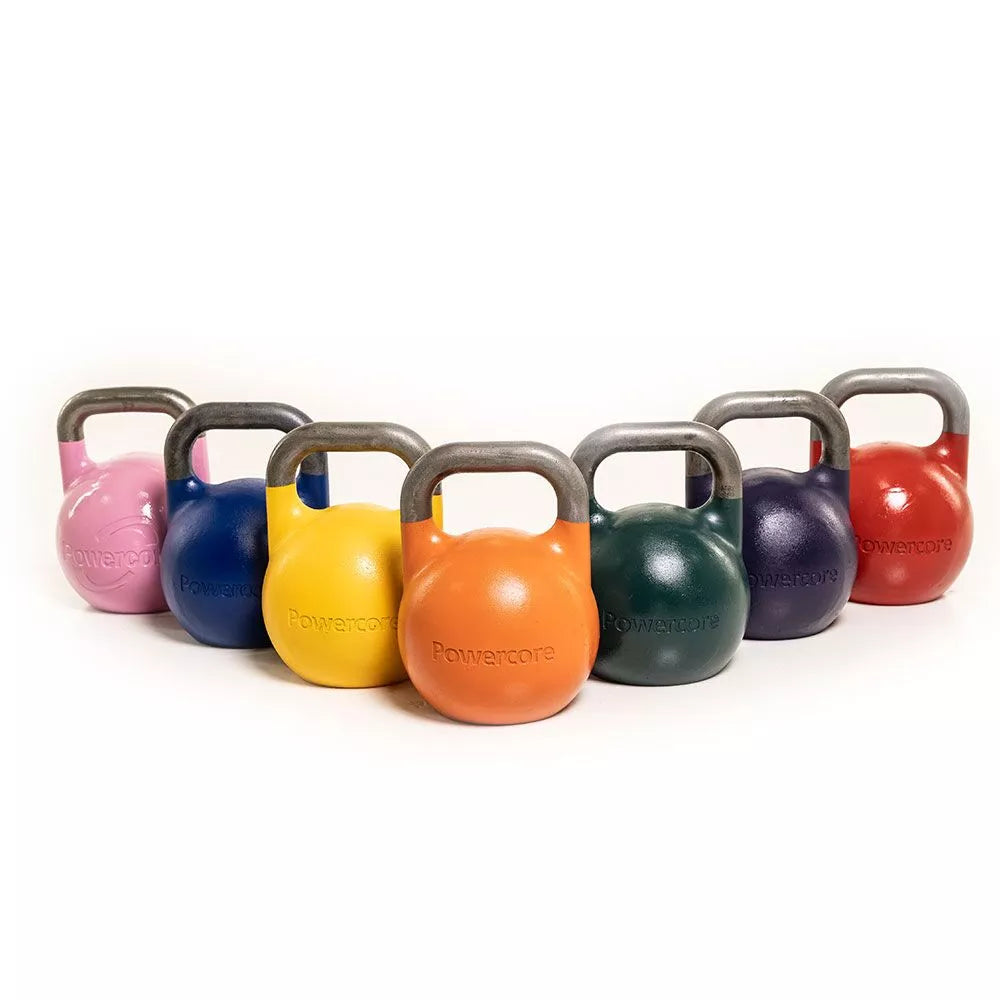 Kettlebell Core Power En Fonte – Revêtement Caoutchouc Antidérapant, Ultra Robuste Pour Musculation & Crossfit