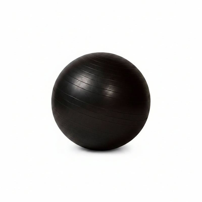 Load image into Gallery viewer, Black exercise ball on a white background