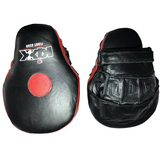Kix Vinyl Mitts (Black And Red)