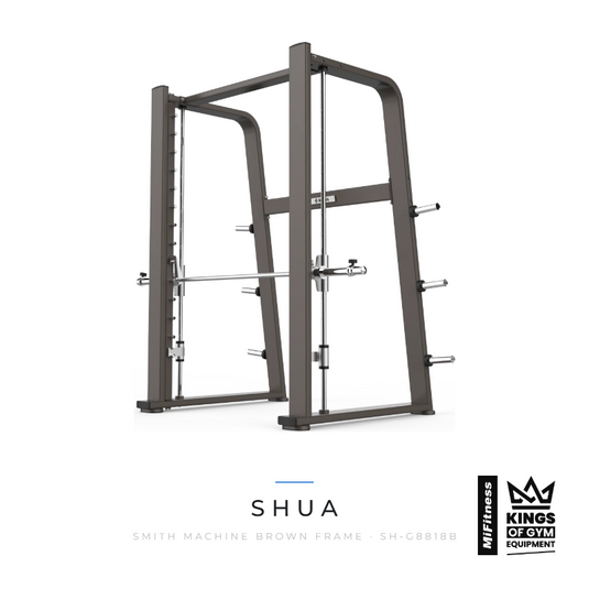 Shua Smith Machine (Brown frame) – MiFitness Kings of Gym Equipment
