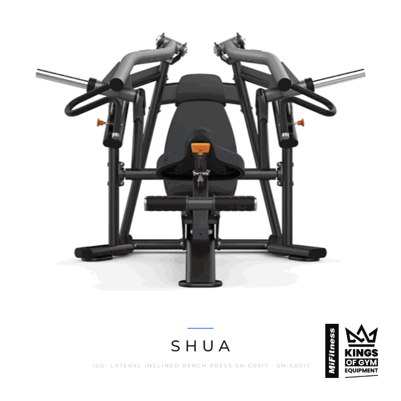 Load image into Gallery viewer, Shua Iso- Lateral Inclined Bench Press (SH-G6917) – MiFitness Kings of Gym Equipment
