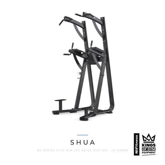 Shua 88 Series Chin Dip Leg Raise Station – MiFitness Kings of Gym Equipment