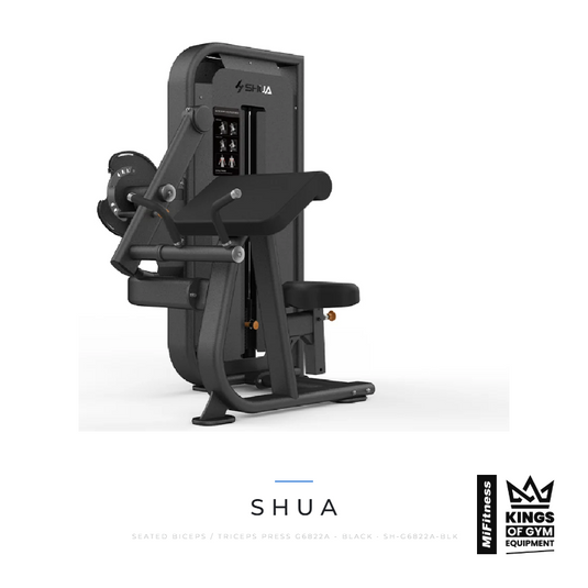 Shua Seated Biceps / Triceps Press (G6822A) - BLACK – MiFitness Kings of Gym Equipment