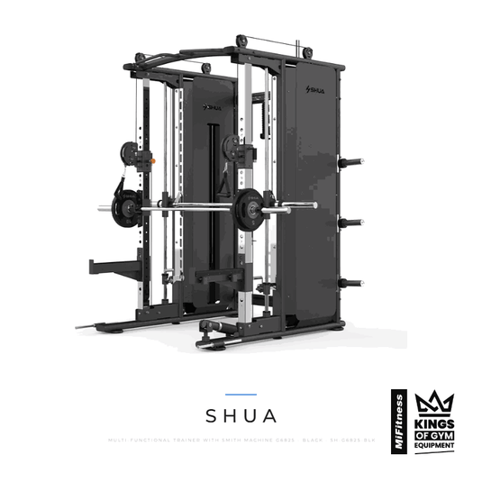 Shua Multi-Functional Trainer with Smith Machine (G6825) - Black – MiFitness Kings of Gym Equipment