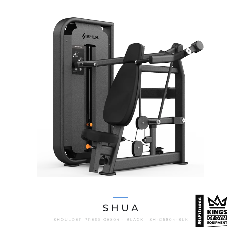 Load image into Gallery viewer, Shua Shoulder Press (G6804) - BLACK – MiFitness Kings of Gym Equipment
